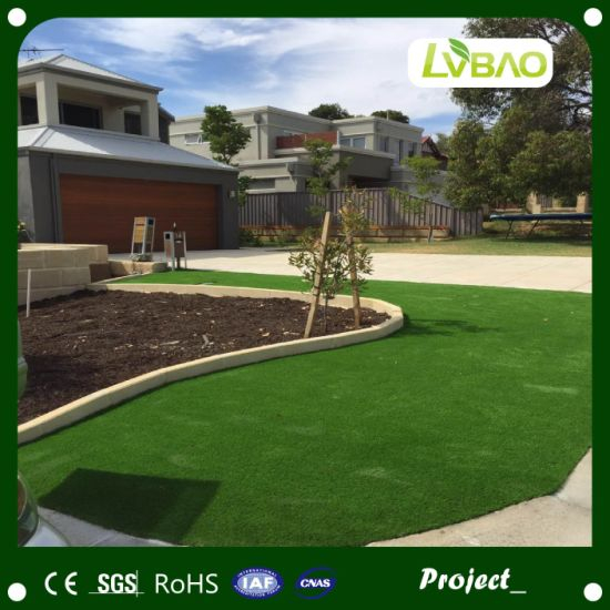 Long Useful Life Outdoor Interlock Tiles Artificial Grass Garden
