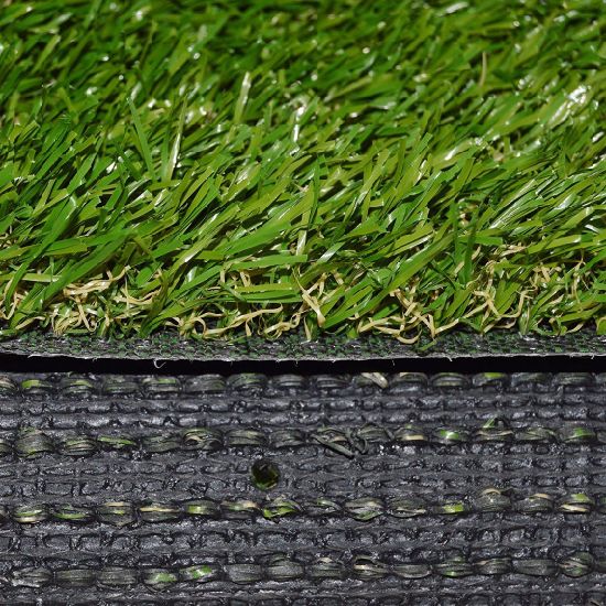 "D" Shape Landscaping Artificial Turf Grass