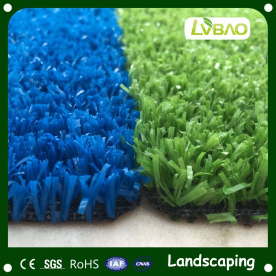 Flat Shape 10mm Tennis Sport Artificial Turf with SGS