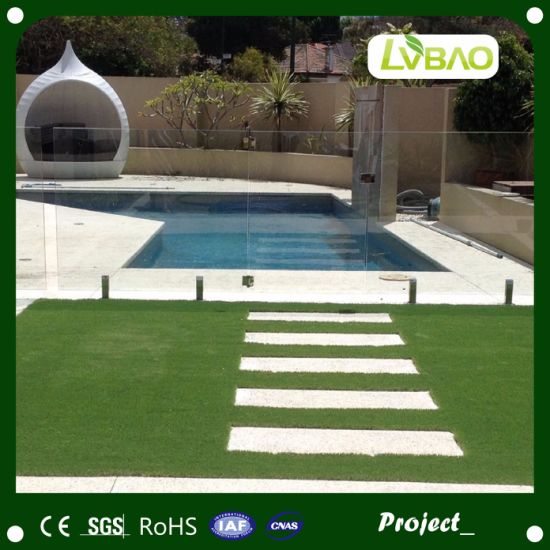 Anti-UV Synthetic Turf Artificial Grass 38mm Pile