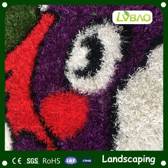 Cartoon Picture Small Mat Landscaping Yard Grass DIY Decoration Artificial Turf