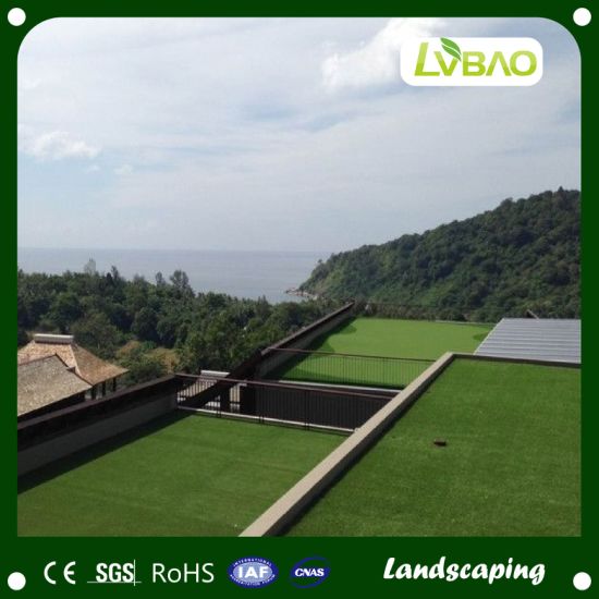 Four Colors Landscaping Decorative Green Artificial Grass for Gardens