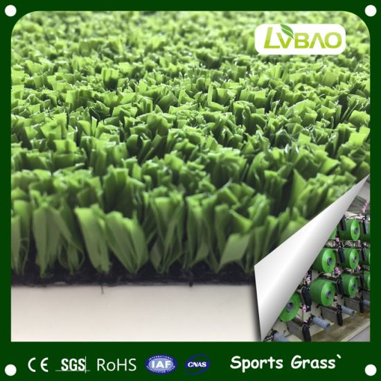 Playground Indoor Outdoor UV-Resistance Strong Fabrillated Yarn Grass Anti-Fire PE PP Sports Durable Synthetic Artificial Turf