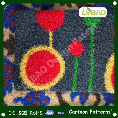 Multipurpose UV-Resistance Carpets Cartoon Images Synthetic Durable Comfortable Decoration Anti-Fire Landscaping Artificial Turf