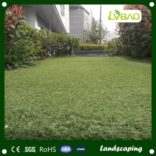 Artificial Landscaping Green Turf Protection Flooring Interlocking Grass Tiles for Garden