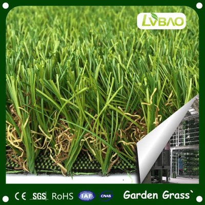 Anti-Fire Strong Yarn Lawn Landscaping Natural-Looking Garden Synthetic Grass Monofilament UV-Resistance Home Artificial Turf