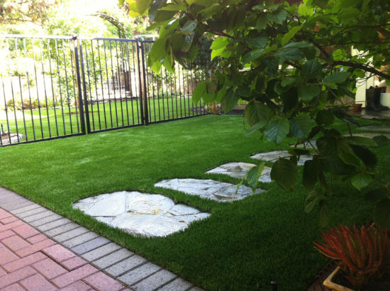 Four Colors PU Backing Landscaping Grass for Garden