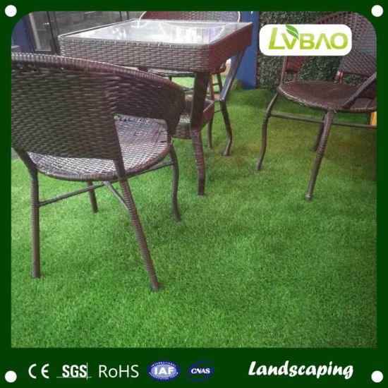 Fake Plastic Natural Green Artificial Grass for Garden Decoration