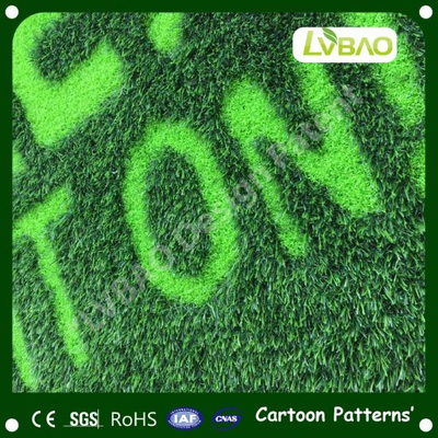 Cartoon Images Decoration Comfortable Anti-Fire Carpets Durable Synthetic Multipurpose UV-Resistance Landscaping Artificial Turf