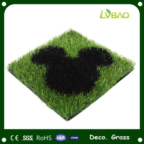 UV-Resistance Commercial Durable Landscaping Synthetic Fake Lawn Home Garden Grass Decoration Pattern Weaved Artificial Turf