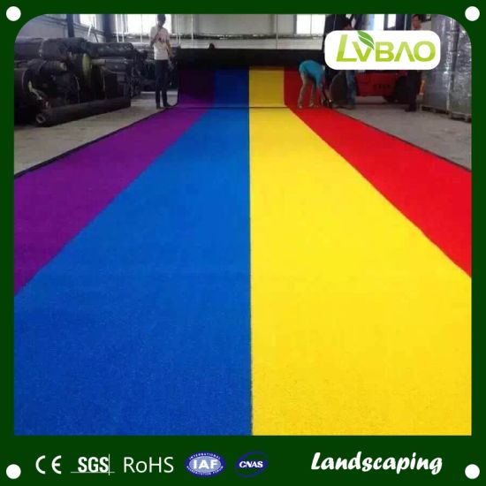Colorful Running Track Sport Artificial Grass