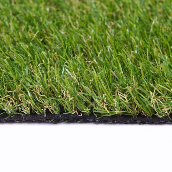 Backing PU Landscaping Synthetic Grass Turf for Garden