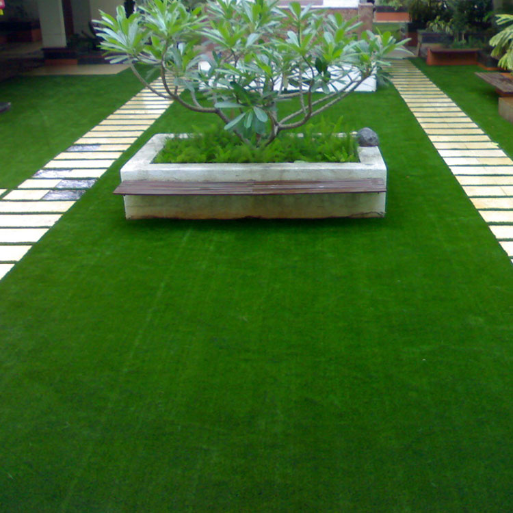 Balcony Decoration 15mm Garden Synthetic Carpet Grass Rolls