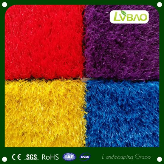Red, Yellow, Blue, Purple Color Decorative Artificial Grass