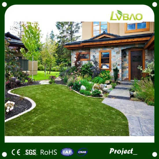 Outdoor Garden Used 35mm Height, V Shape Artificial Grass