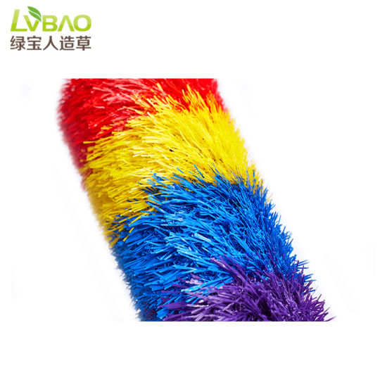 China Factory Direct Supply Artificial colorful Grass for Garden Flooring