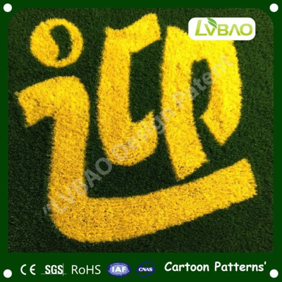 Durable UV-Resistance Anti-Fire Synthetic Decoration Landscaping Carpets Multipurpose Comfortable Cartoon Images Artificial Turf