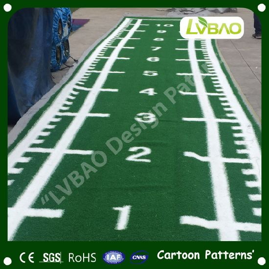 Decoration Carpets Anti-Fire Cartoon Images Comfortable Multipurpose Synthetic Landscaping Durable UV-Resistance Artificial Turf